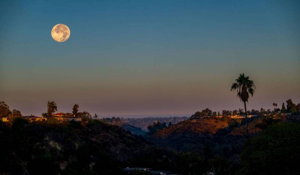 The most dramatic full moon of the year shines over San Diego this Monday
