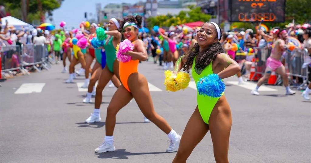Pride parade in San Diego
