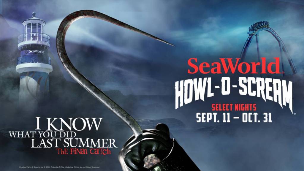 poster for a horror experience at SeaWorld