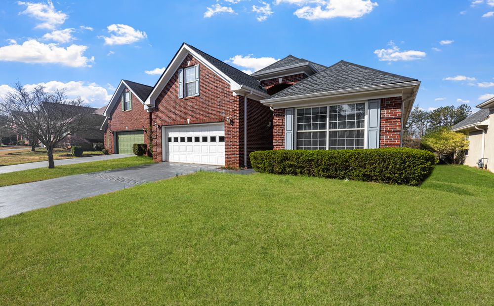 home and front lawn