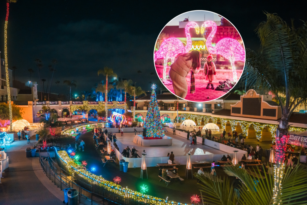 Coastal Christmas Del Mar decorations