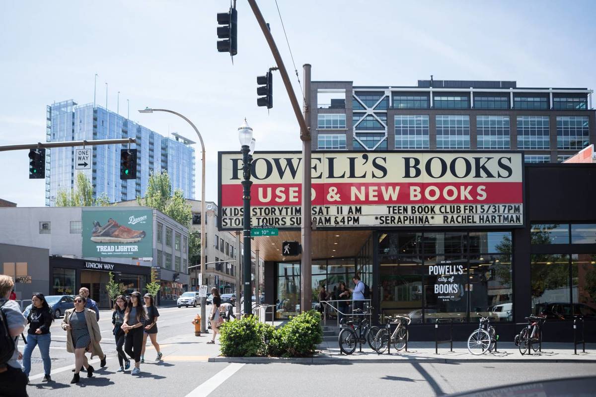 Powells Books Portland, OR exterior