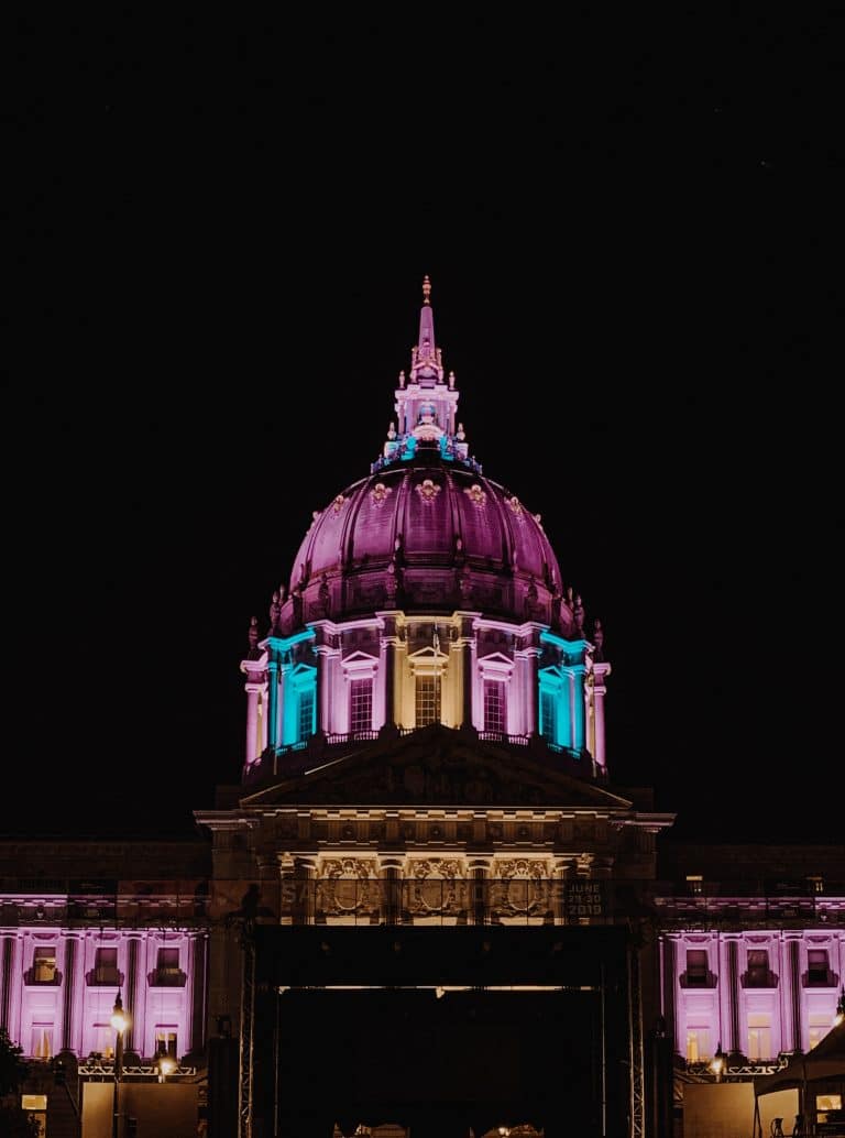 SF City Hall Is Going All Out On Lighting For Pride, Trans