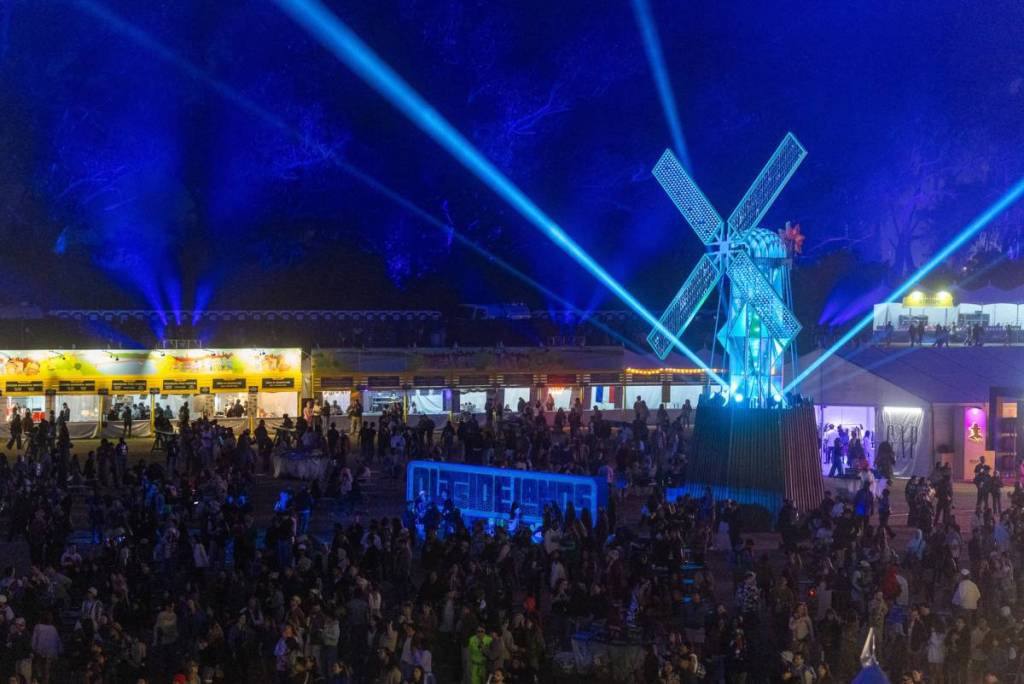 Outside Lands at night