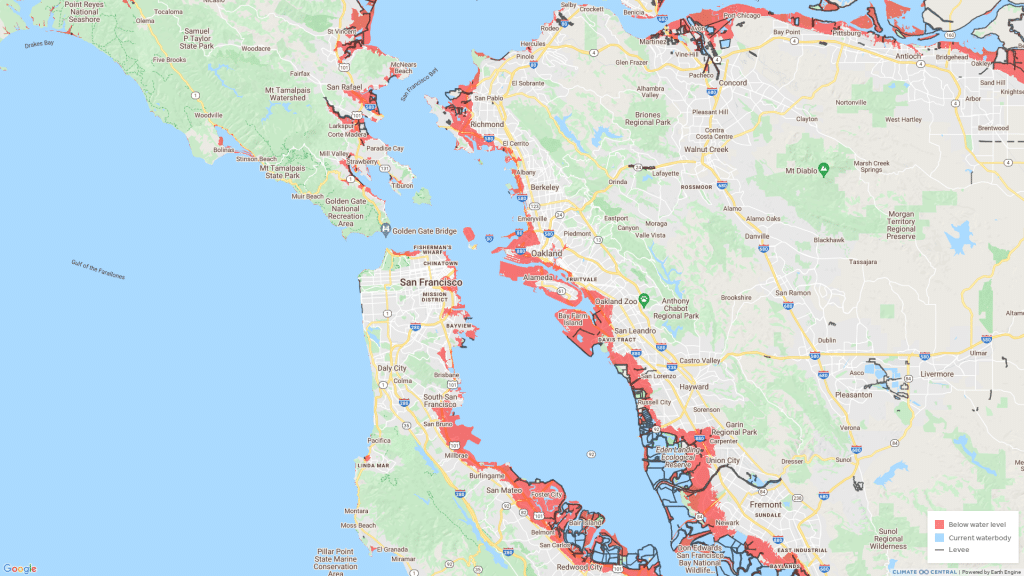 Here's What San Francisco Would Look Like After Sea Level Rise