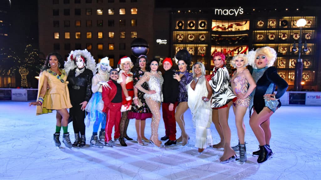 Drag on Ice at Union Square ice rink