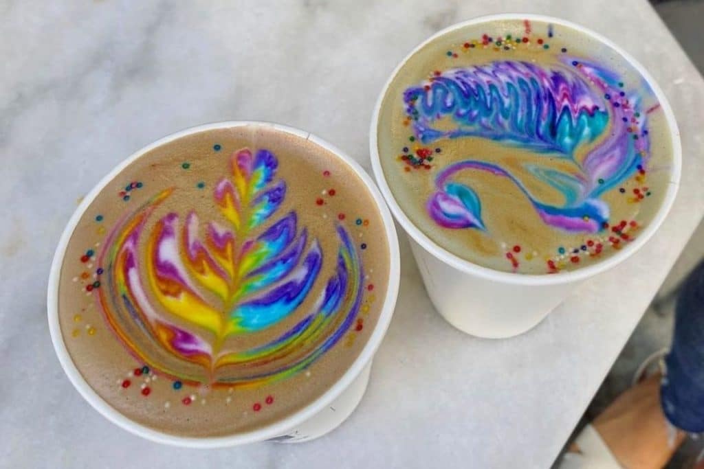 This SF Coffee Shop Pours Colorful Lattes That Are Almost Too Beautiful To Drink