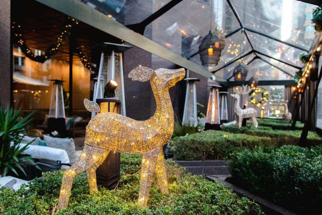This Garden Restaurant Has Transformed Into A Dazzling Winter Wonderland