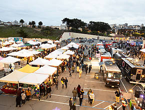 The Fort Mason Night Market is back this July with craft vendors, food trucks, and live music