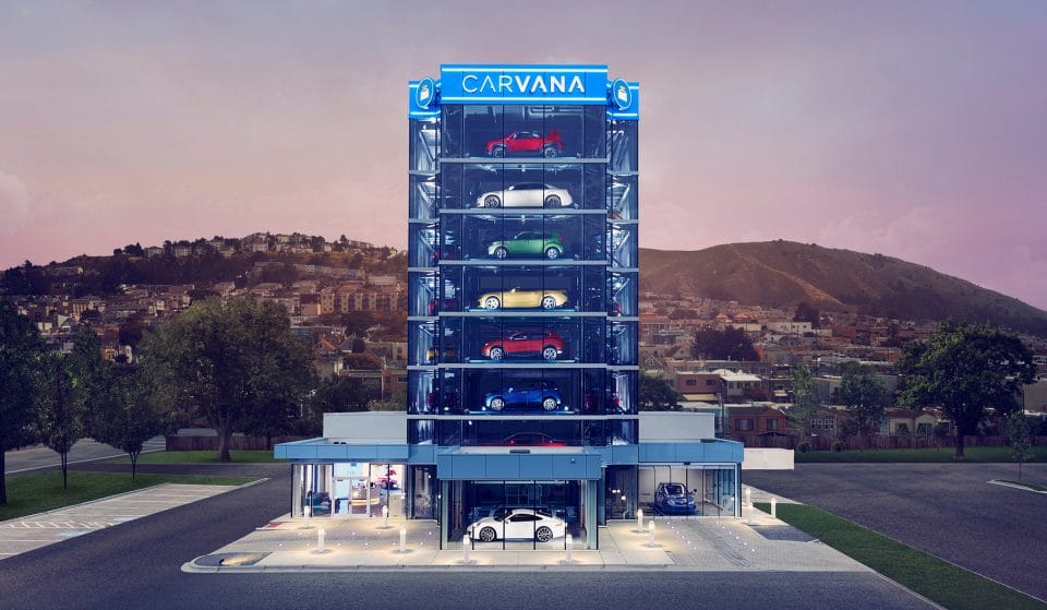 Carvana Has Installed A Massive 8-Story Car Vending Machine In Daly City