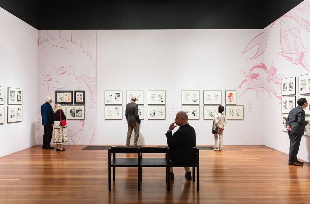 Art of Manga at the de Young Museum in San Francisco.