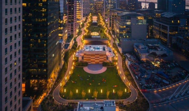 Free Events At Salesforce Park In 2026: Yoga, Walking Tours, Jazz, And More