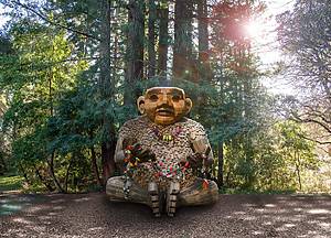 6 trolls gigantes se mudan a un bosque de secuoyas a 40 minutos de San Francisco