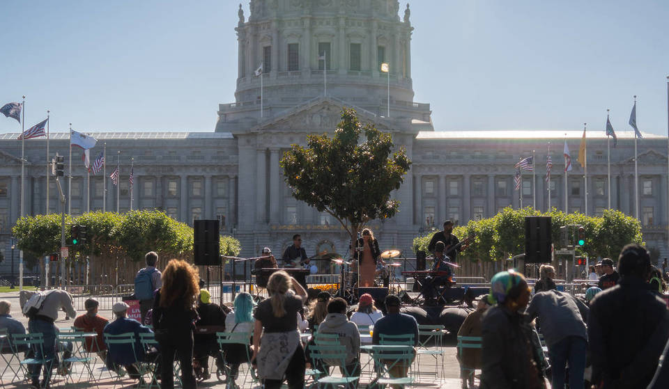 Civic Center Plaza Is Hosting A  &#8220;Back To Work Week&#8221; Featuring Free Dance Classes, Yoga, Live Music, And Food Trucks