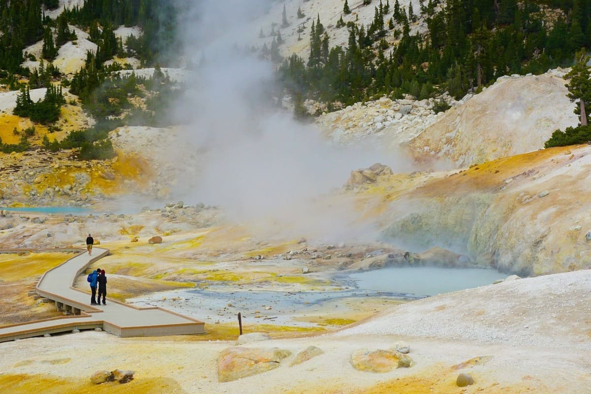 Hike To The Smelly Landscape Of Bumpass Hell This Summer
