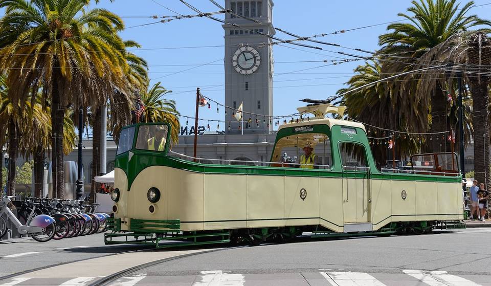 El querido Boat Tram y otros tranvías antiguos funcionarán en SF este verano