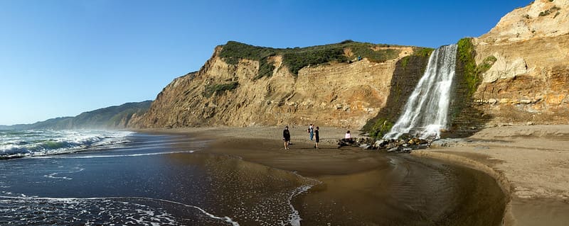 Alamere Falls beach