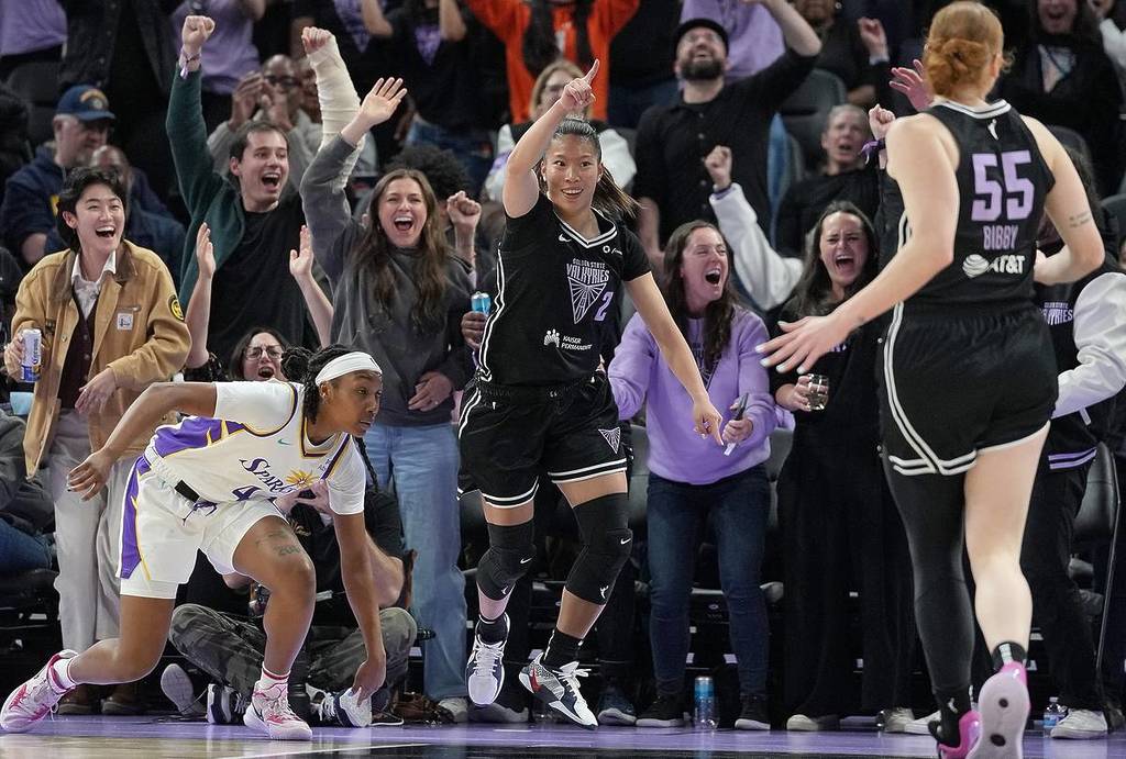 Imagen de las Golden State Valkyries durante un partido de la WNBA