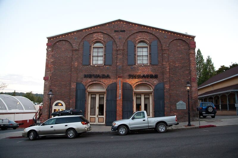 Nevada City California theater building