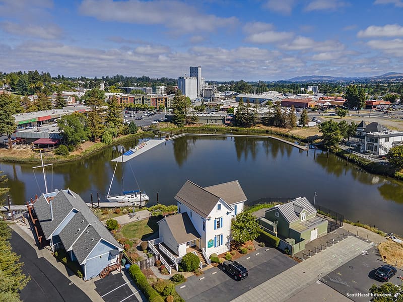 Petaluma, California turning basin.