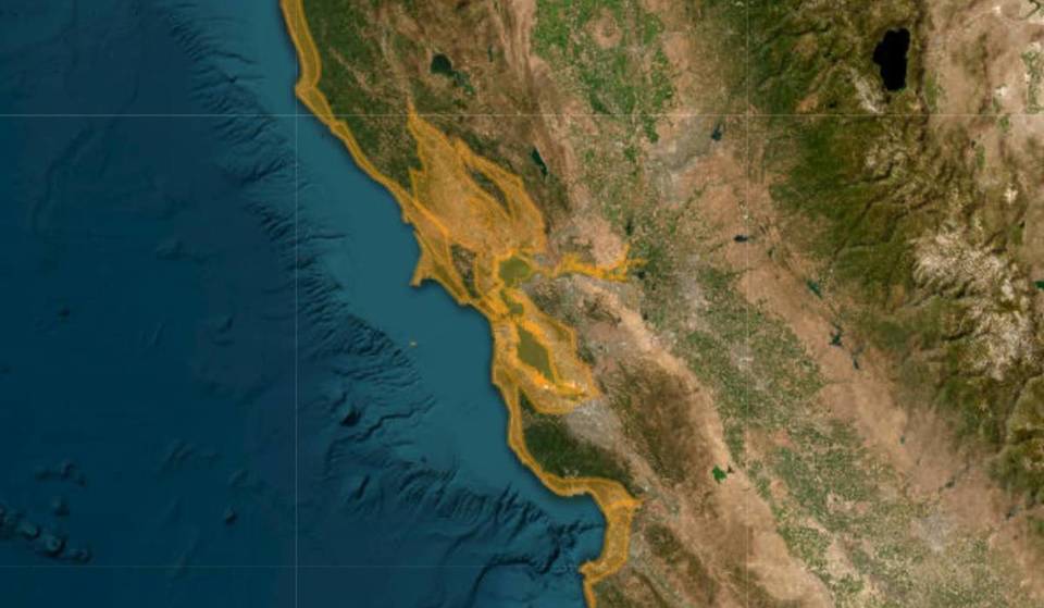 El Servicio Meteorológico Nacional emite un aviso de tsunami para las regiones costeras de la zona de la bahía.