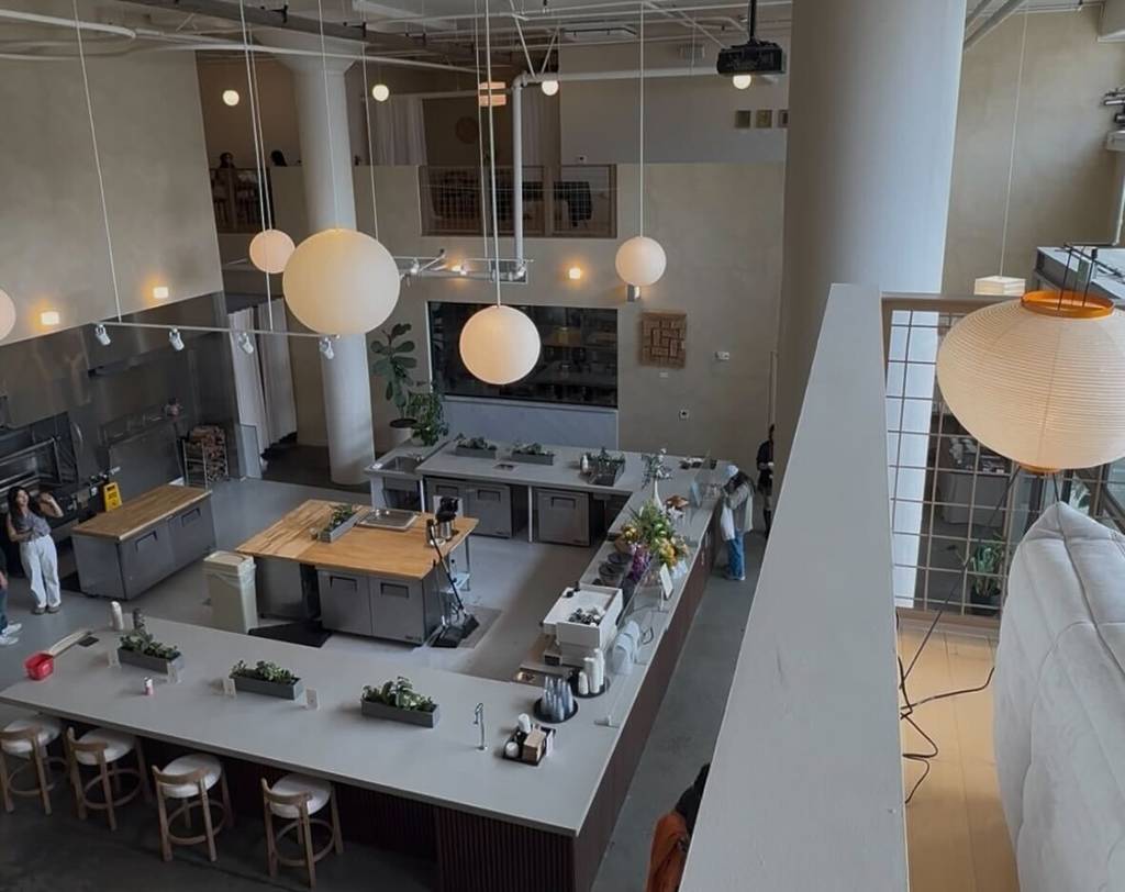 The inside of a new cafe in SF