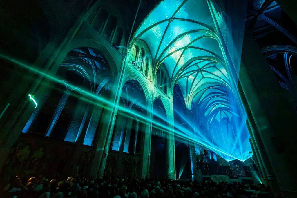 Light fills Grace Cathedral