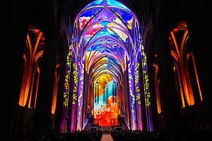 Light fills Grace Cathedral