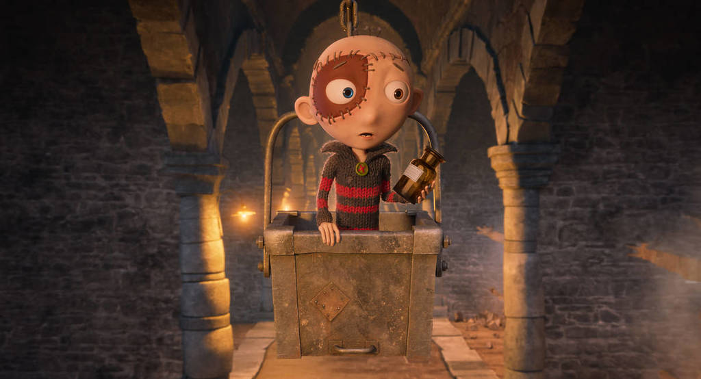 Stitch head character