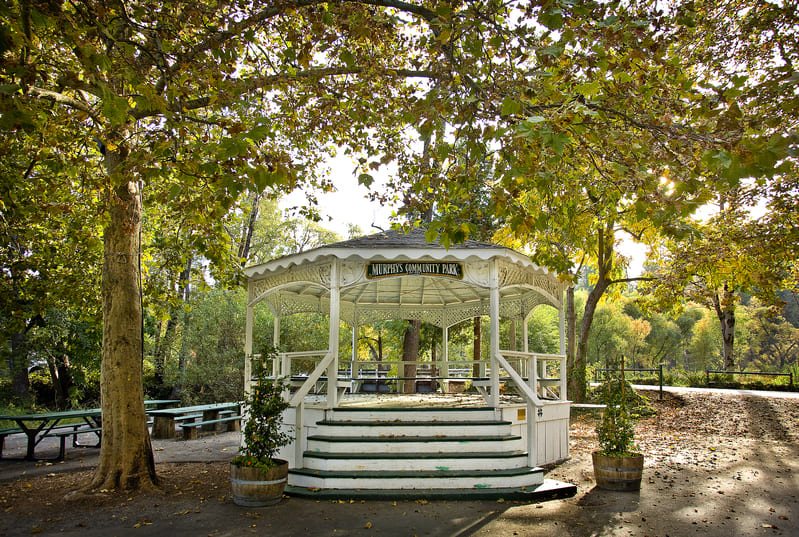 Murphys gazebo in a park.