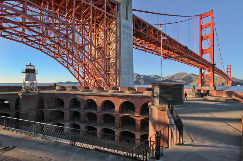 Fort Point under the Golden Gate Bridge