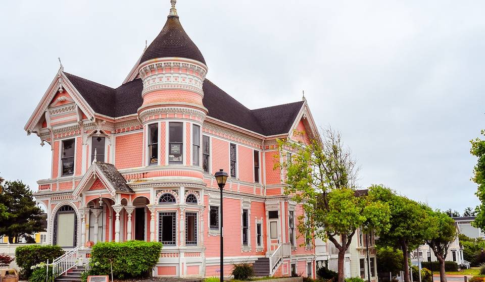 Enjoy A Coastal Getaway In A Dreamy Pink Victorian Mansion In This Historic Northern California Town