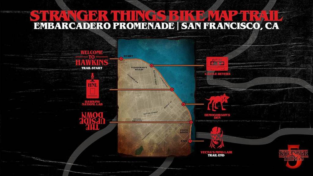 Stranger Things 5 Is Nearly Upon Us And You Can Go On A Self-Guided Bike Ride In San Francisco To Celebrate