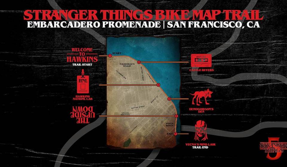 Stranger Things 5 Is Nearly Upon Us And You Can Go On A Self-Guided Bike Ride In San Francisco To Celebrate