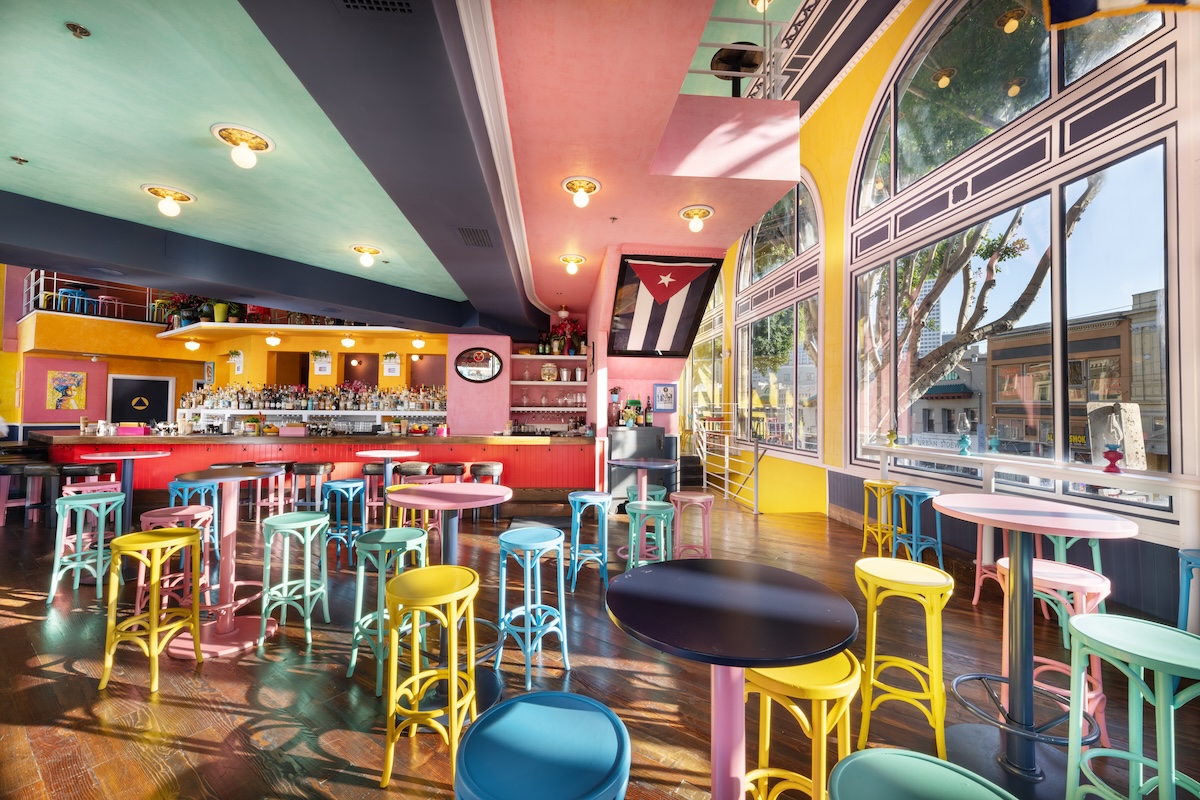 A colorful bar in San Francisco