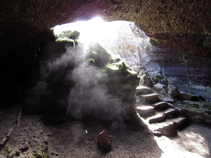A cave at Lava Beds National Park