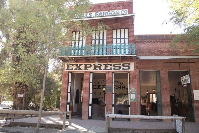 Columbia State Historic Park Wells Fargo building