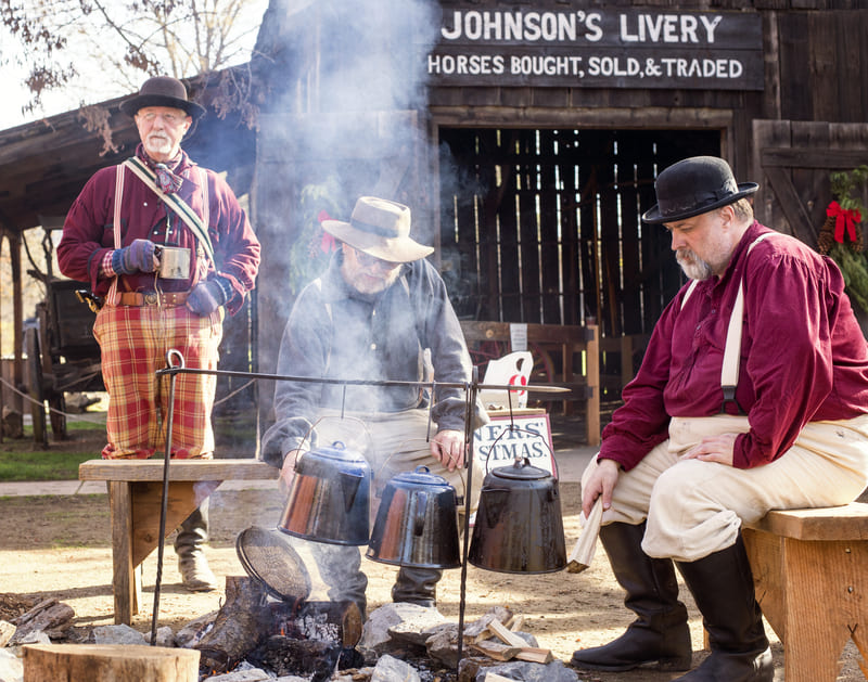 Historical reenactment at Columbia State Historic Park