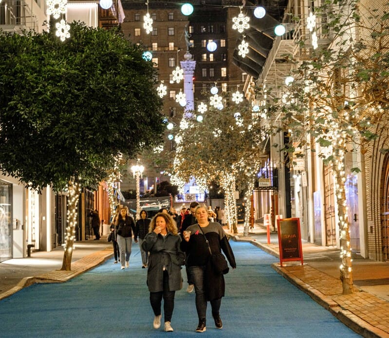 Union Square winter walk