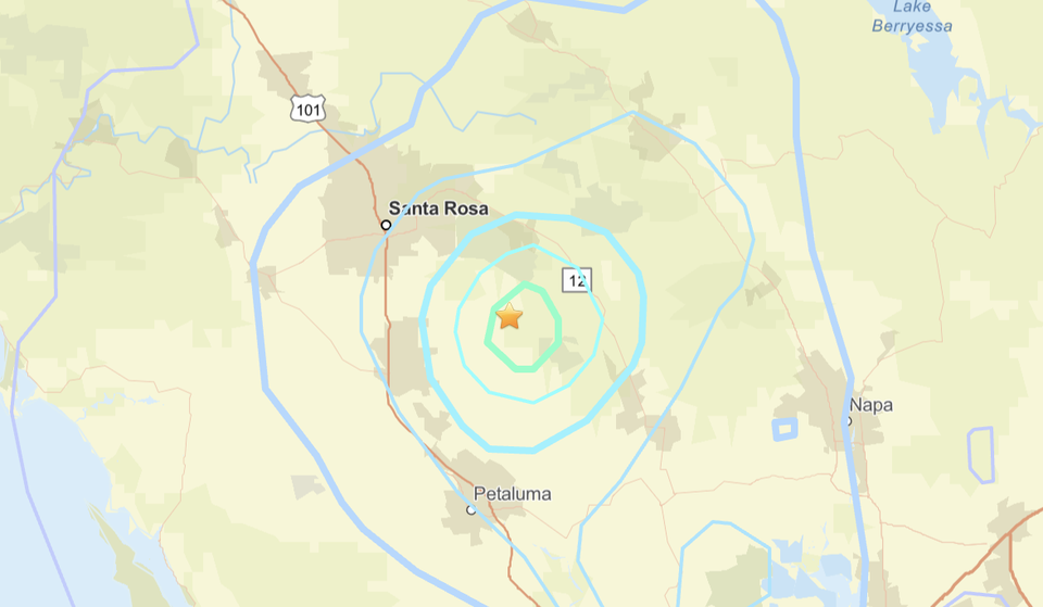 Hoy se ha producido un terremoto de 4,0 grados al norte de San Francisco.