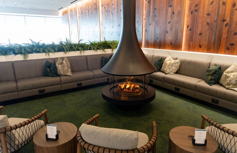 Priority pass lounge in Terminal 1.