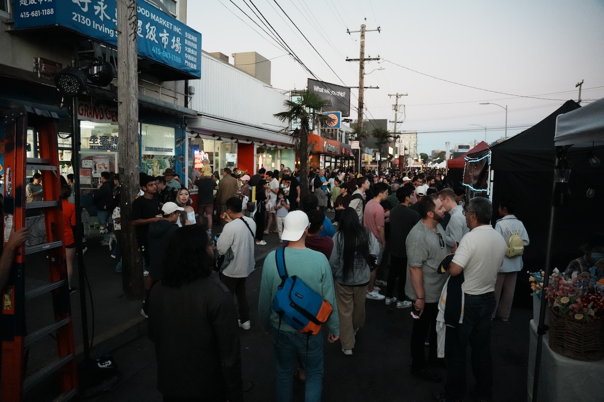 sunset night market