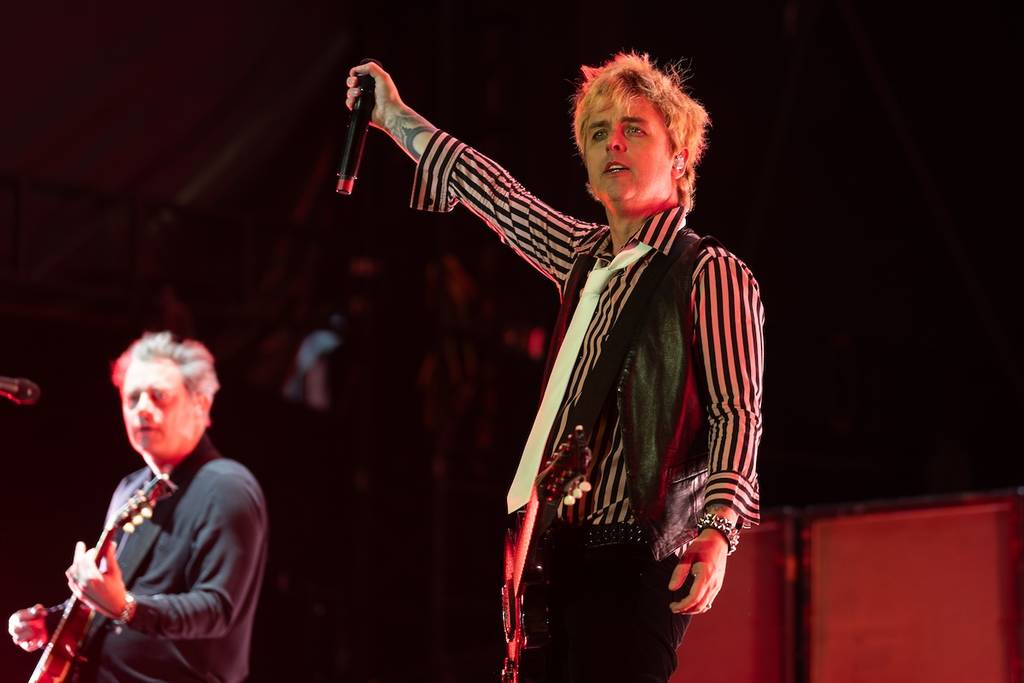 Green Day perform at the When We Were Young festival in Las Vegas,