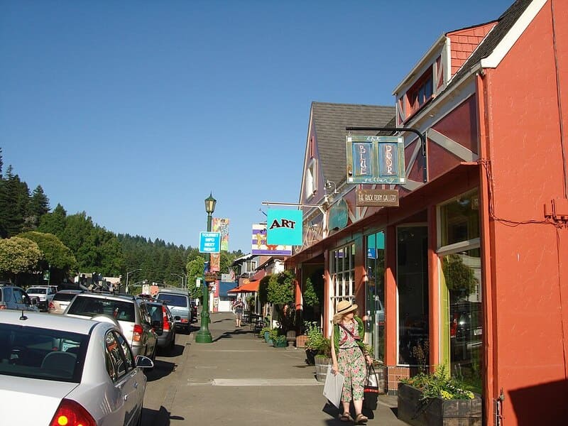 Guerneville downtown