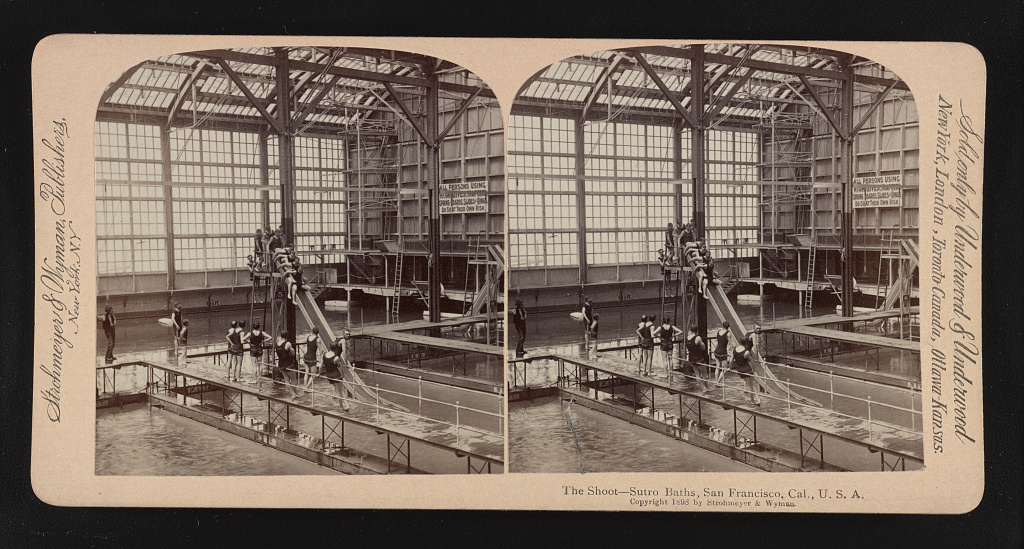 slide at Sutro Baths