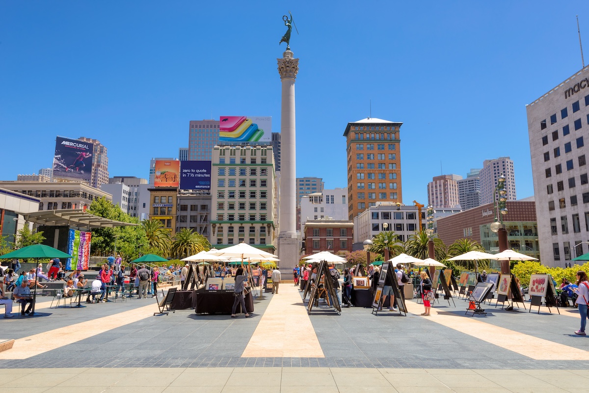 Union Square is hosting lively free dancing lessons on Friday evenings