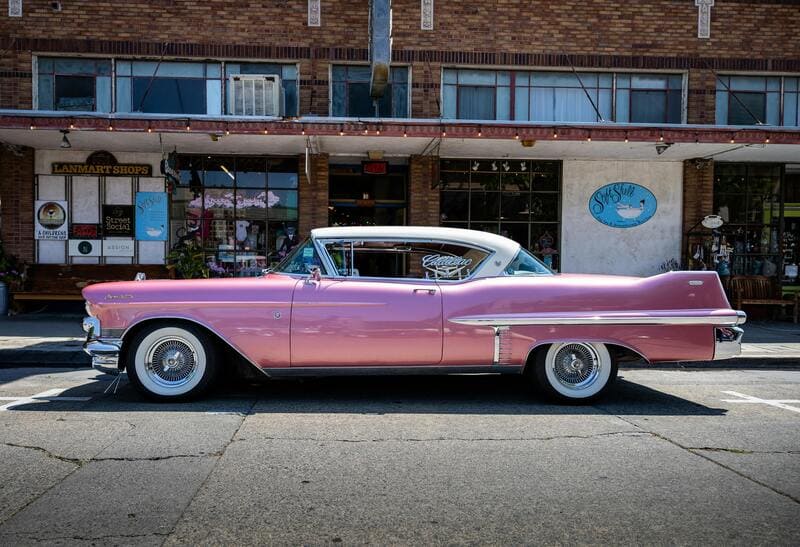 Classic car in Petaluma, CA