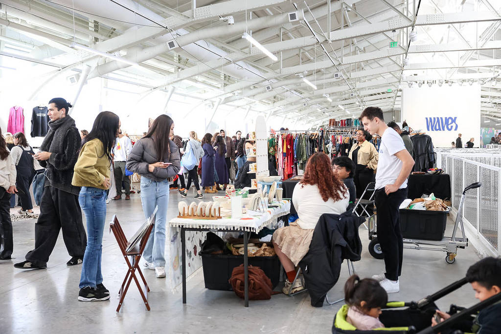 a vintage market at fort mason