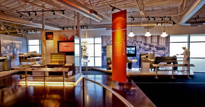 Galerías interiores del Museo de Historia de la Informática