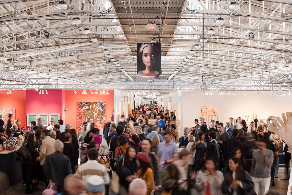 SF art fair at Fort Mason